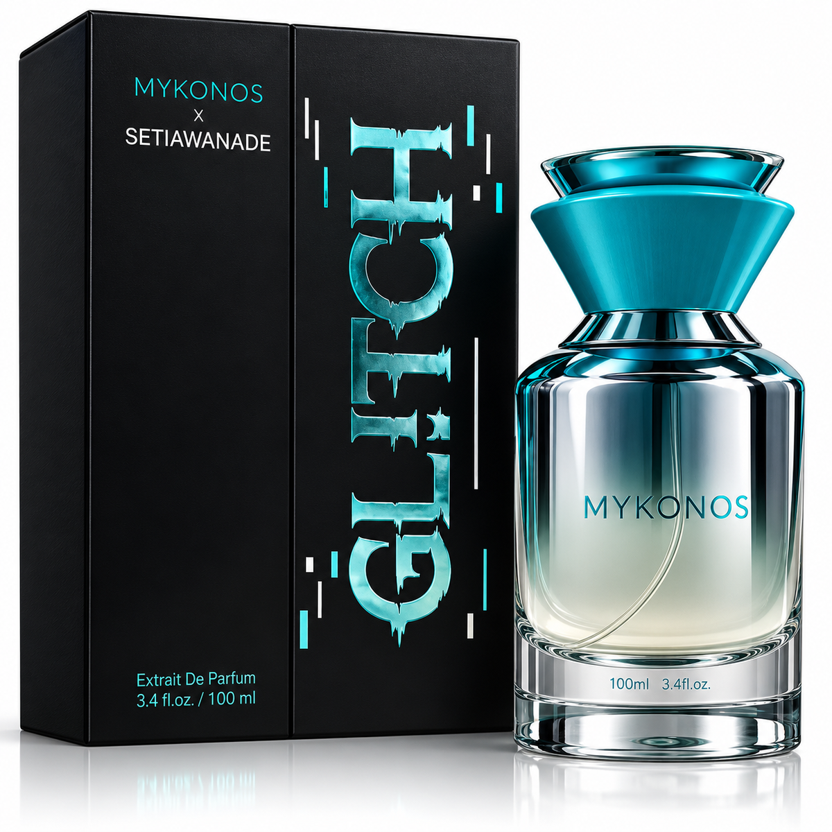 MYKONOS × SETIAWANADE GLITCH – EXTRAIT DE PARFUM 100 ML