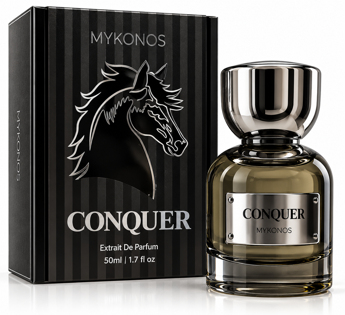 MYKONOS CONQUER – EXTRAIT DE PARFUM 50 ML  DESCRIPCIÓN