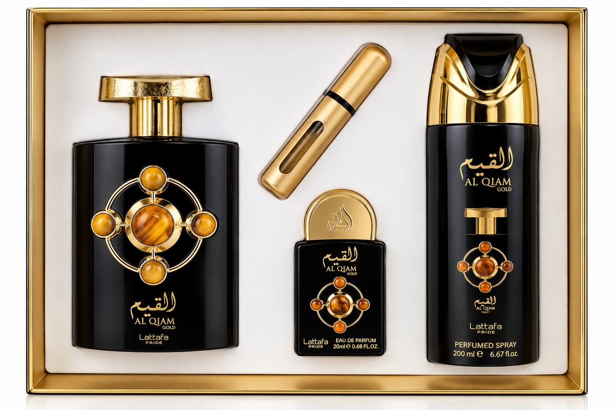 LATTAFA PRIDE AL QIAM GOLD – ESTUCHE DE REGALO