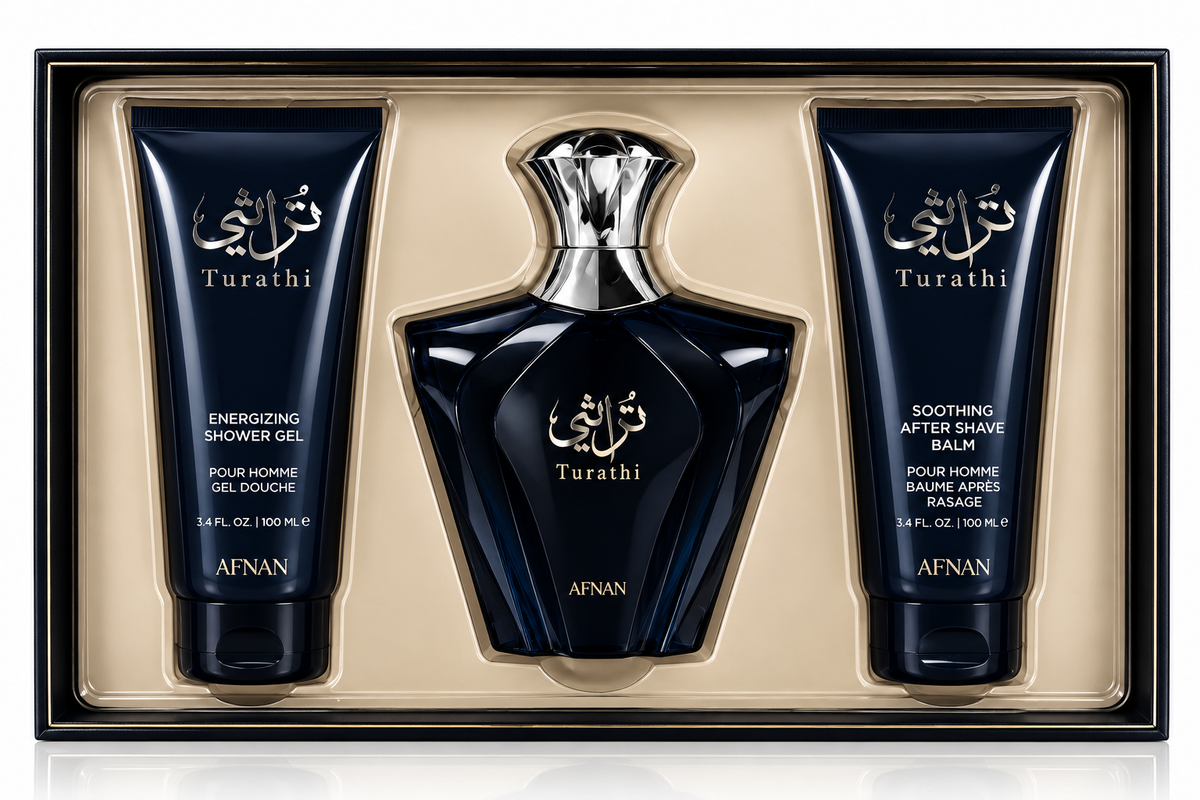 AFNAN TURATHI BLUE – GIFT SET POUR HOMME