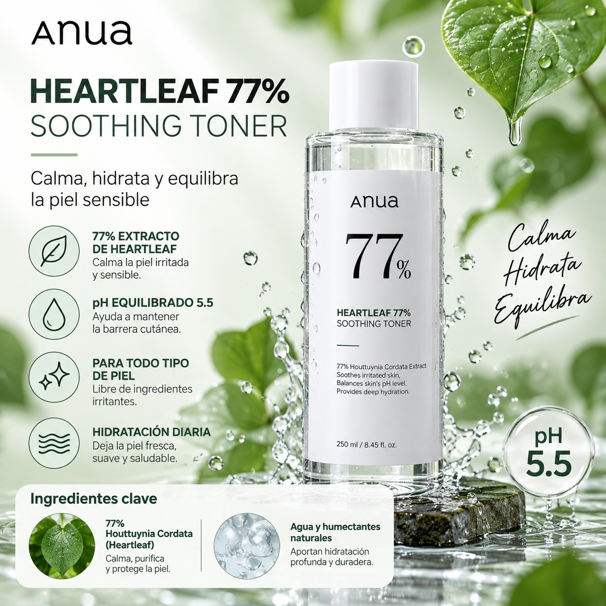 ANUA Heartleaf 77% Soothing Toner | 250 ml