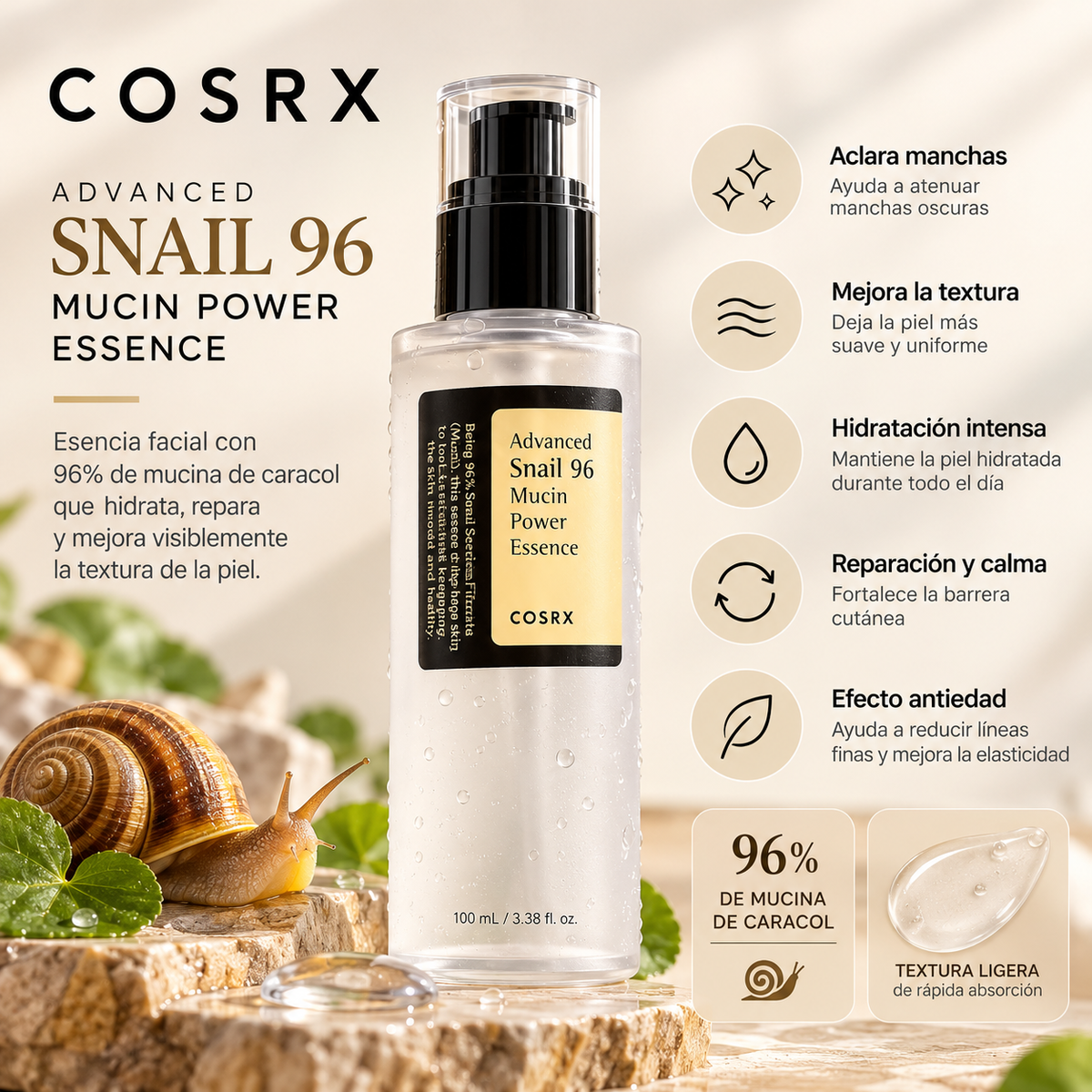 COSRX Advanced Snail 96 Mucin Power Essence | 100 ml